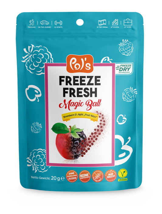 Pol's Freeze Fresh Magic Ball Brombeere & Apfel 'Fruit Bites'