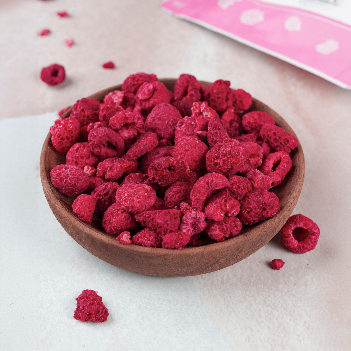 Gefriergetrocknete Himbeeren 20g