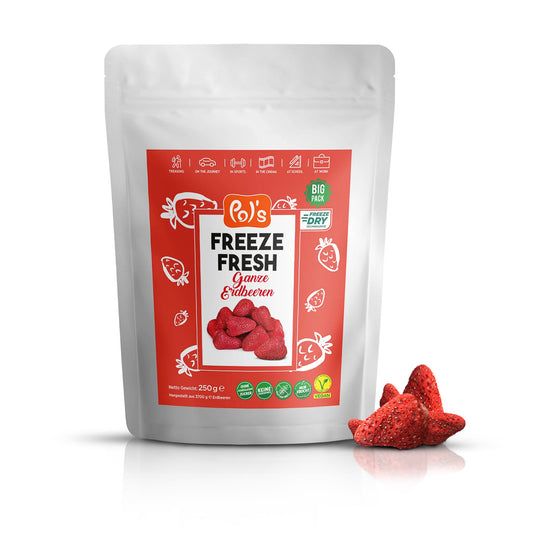 Gefriergetrocknete Erdbeeren 250g 'BigPack' "Pol's Freeze Fresh"