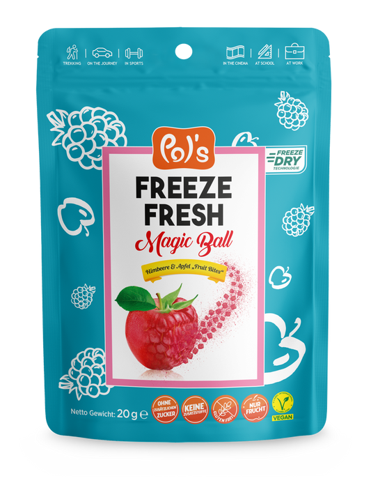 Pol's Freeze Fresh Magic Ball Himbeere & Apfel 'Fruit Bites'